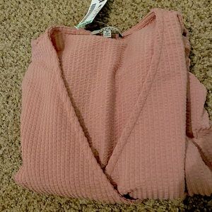 Dark peachy pink shirt